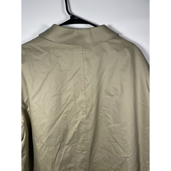 Ralph Lauren Men's‎ Tan Button Front Trench Coat Overcoat Jacket 44R - Picture 6 of 10